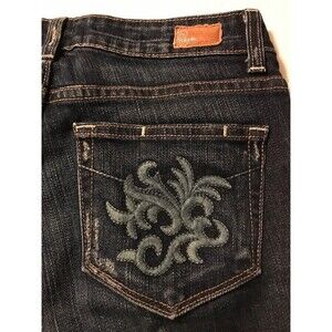 Paige Women's Jeans Hollywood Hills Stretch Distressed Size 27 X 33